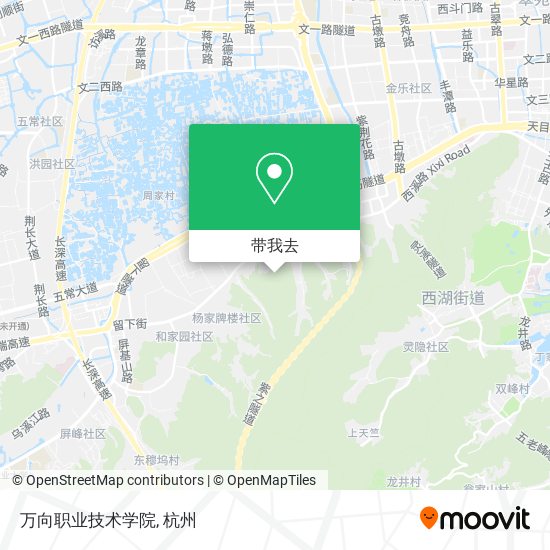 万向职业技术学院地图