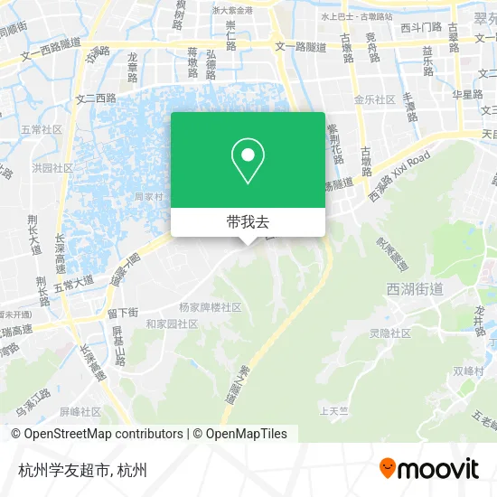 杭州学友超市地图