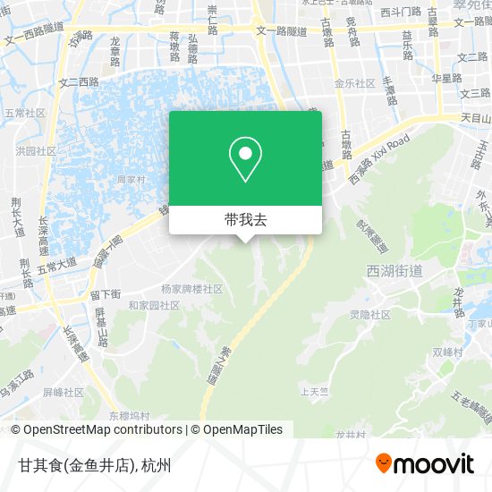 甘其食(金鱼井店)地图