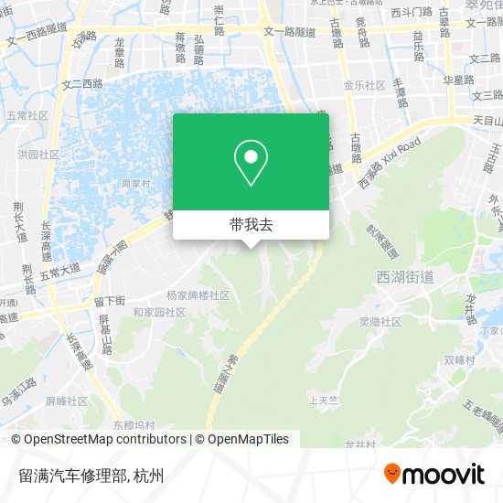留满汽车修理部地图
