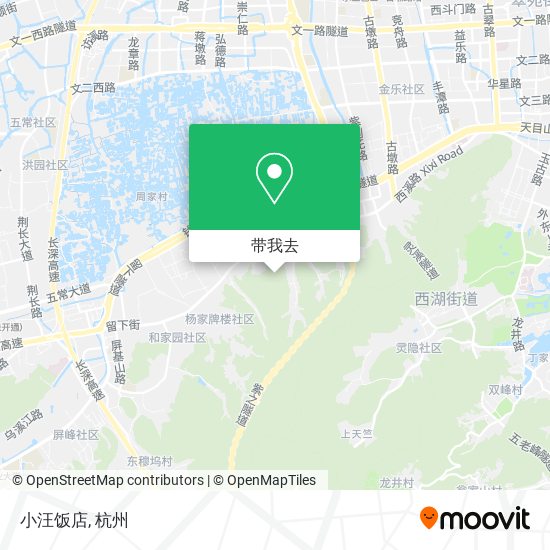 小汪饭店地图