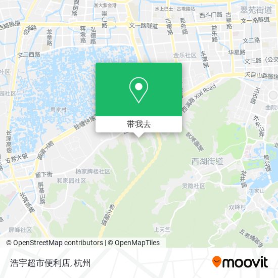 浩宇超市便利店地图