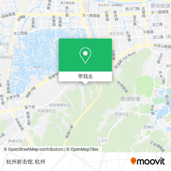 杭州射击馆地图