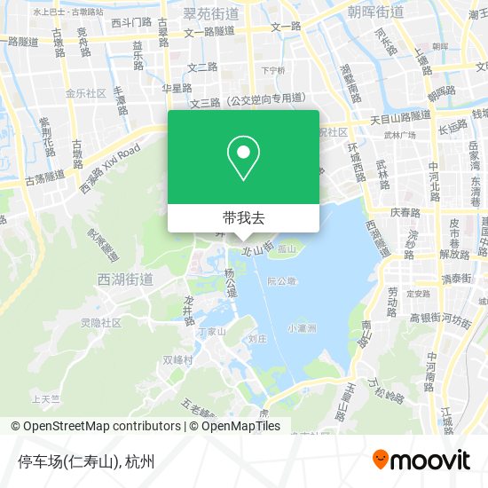 停车场(仁寿山)地图