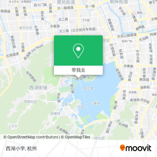 西湖小学地图