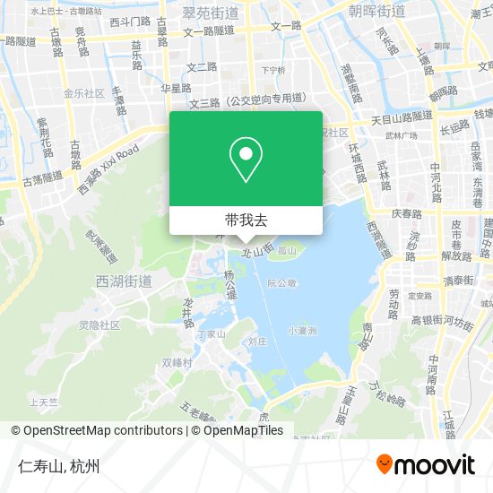 仁寿山地图