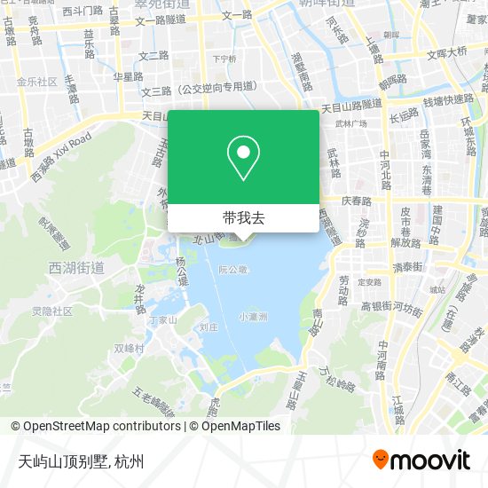 天屿山顶别墅地图