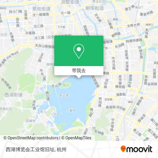 西湖博览会工业馆旧址地图