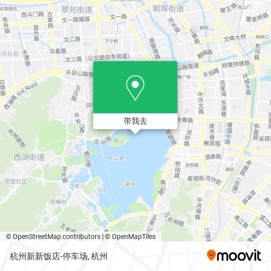杭州新新饭店-停车场地图
