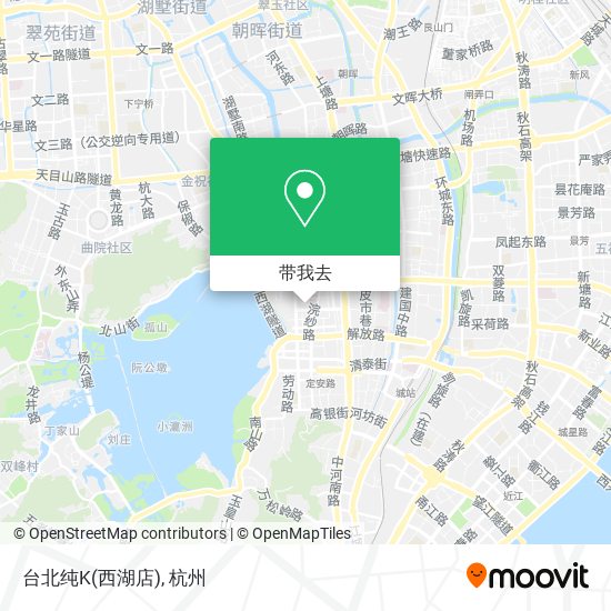 台北纯K(西湖店)地图