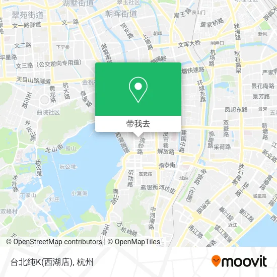 台北纯K(西湖店)地图