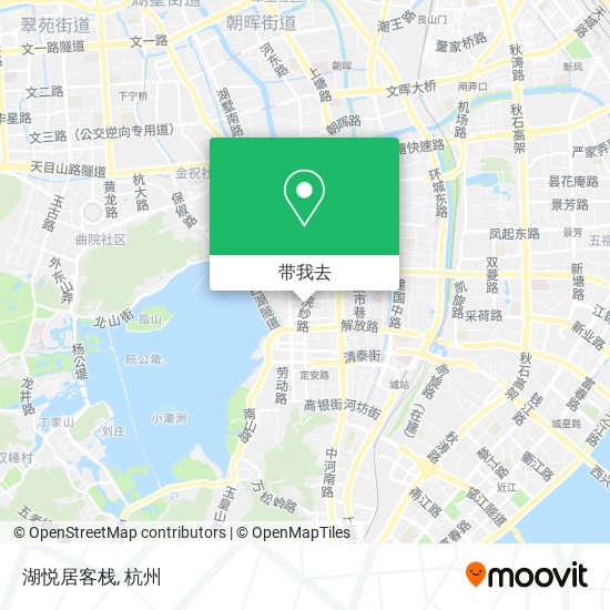 湖悦居客栈地图