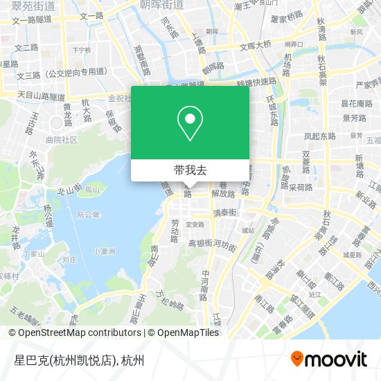 星巴克(杭州凯悦店)地图