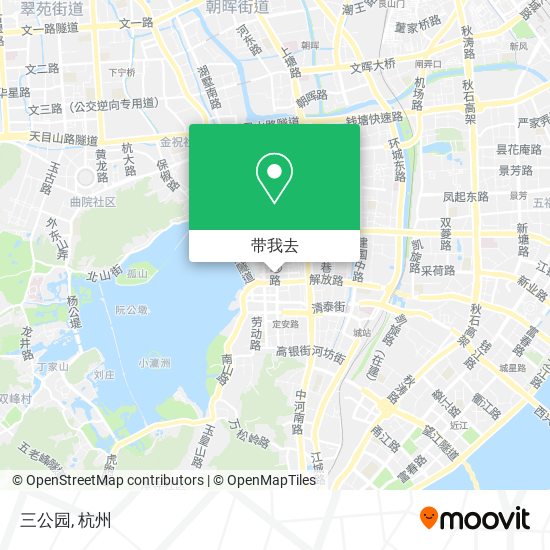 三公园地图