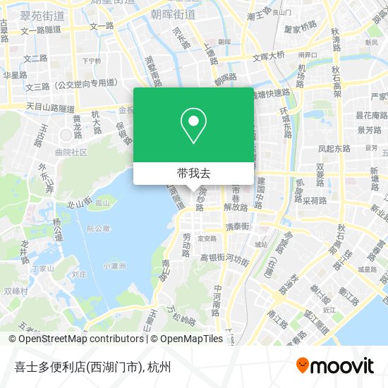 喜士多便利店(西湖门市)地图