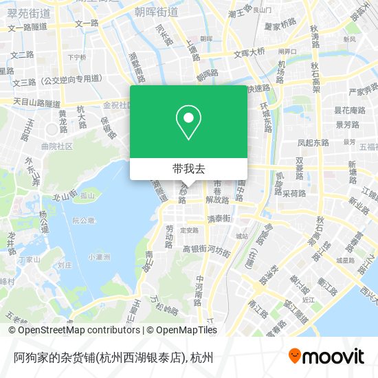 阿狗家的杂货铺(杭州西湖银泰店)地图