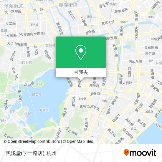 黑泷堂(学士路店)地图