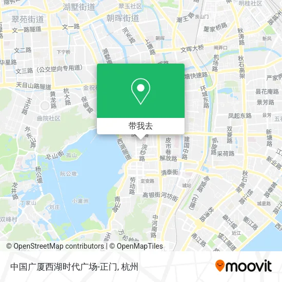 中国广厦西湖时代广场-正门地图