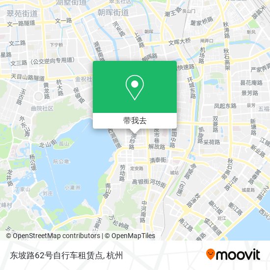 东坡路62号自行车租赁点地图