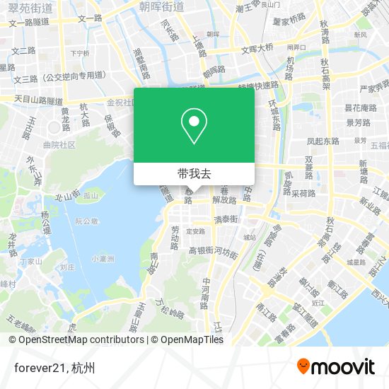 forever21地图