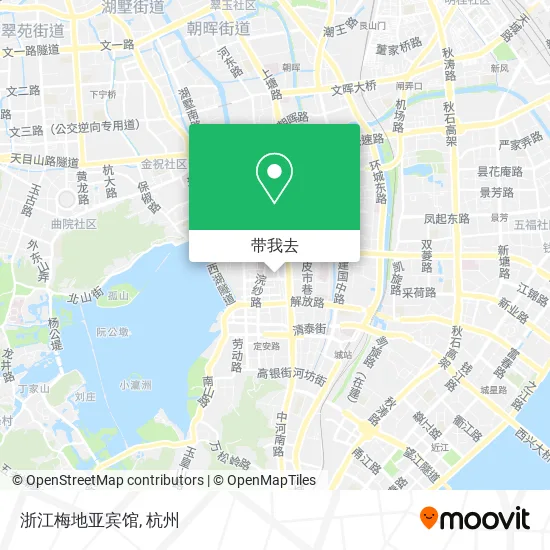 浙江梅地亚宾馆地图