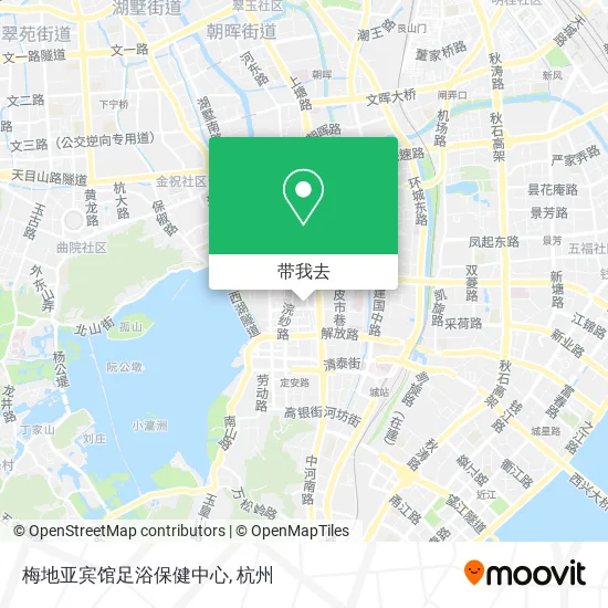 梅地亚宾馆足浴保健中心地图