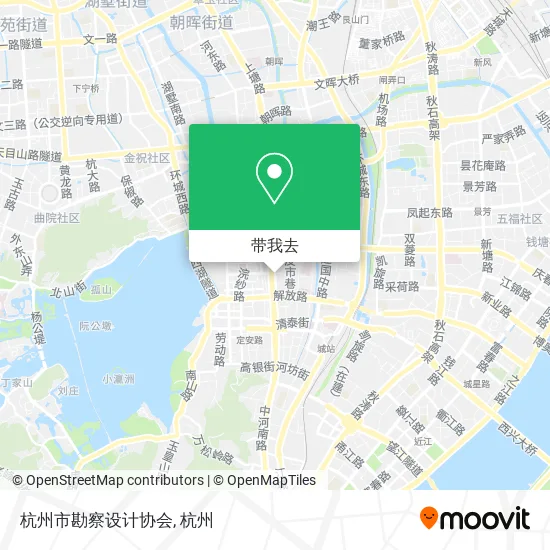 杭州市勘察设计协会地图