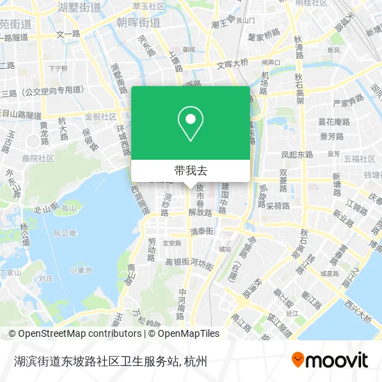 湖滨街道东坡路社区卫生服务站地图