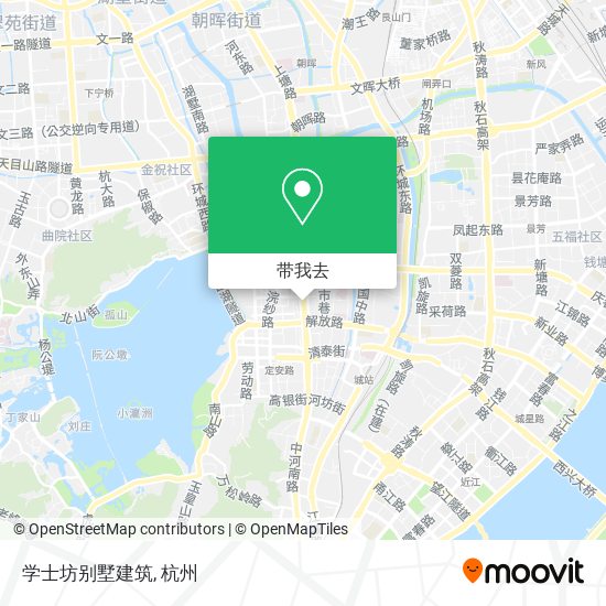 学士坊别墅建筑地图