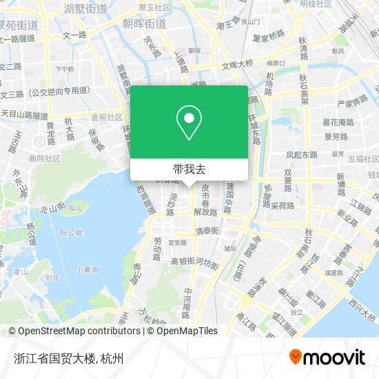 浙江省国贸大楼地图