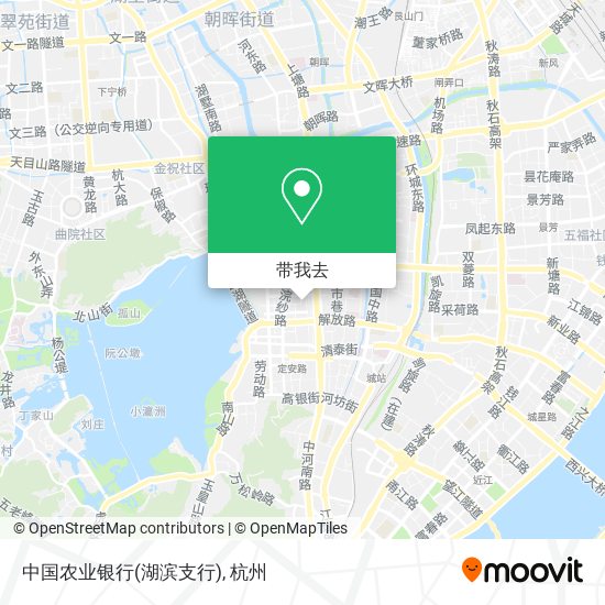 中国农业银行(湖滨支行)地图