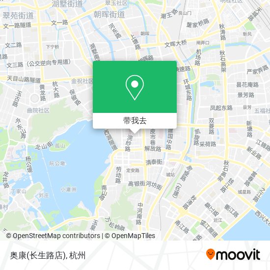 奥康(长生路店)地图