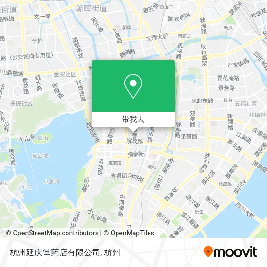 杭州延庆堂药店有限公司地图