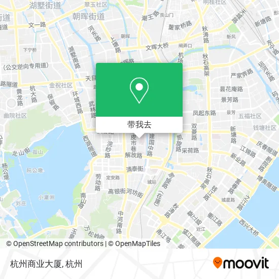 杭州商业大厦地图