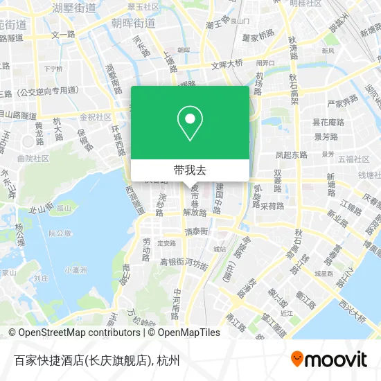 百家快捷酒店(长庆旗舰店)地图
