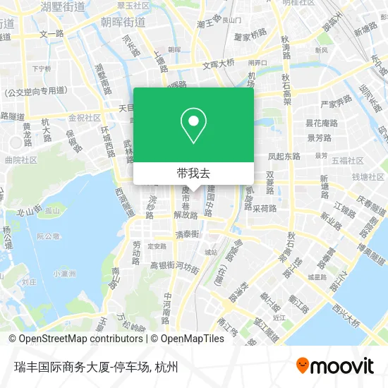 瑞丰国际商务大厦-停车场地图