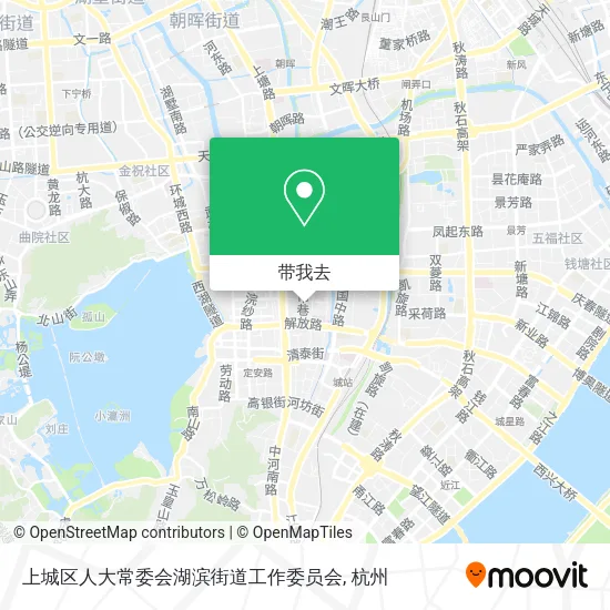 上城区人大常委会湖滨街道工作委员会地图