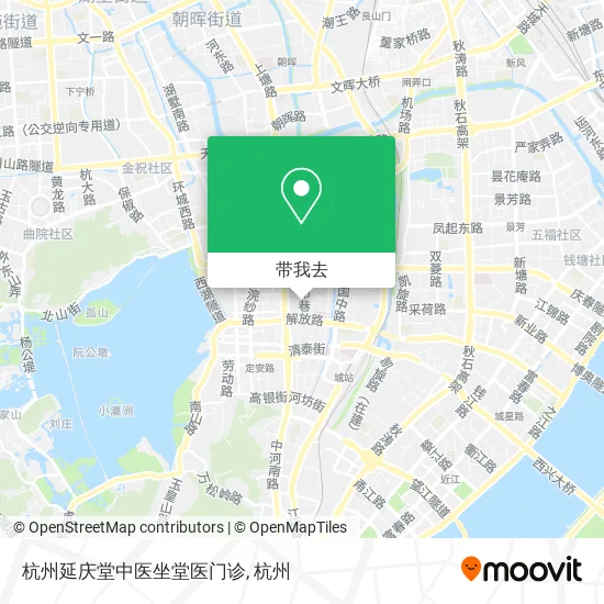 杭州延庆堂中医坐堂医门诊地图