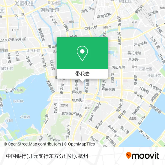 中国银行(开元支行东方分理处)地图