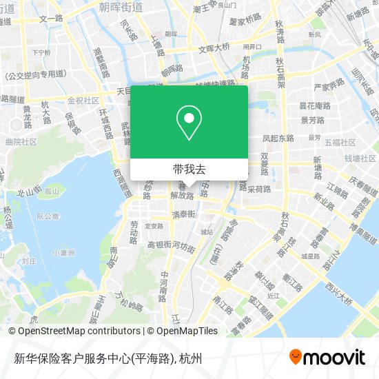 新华保险客户服务中心(平海路)地图