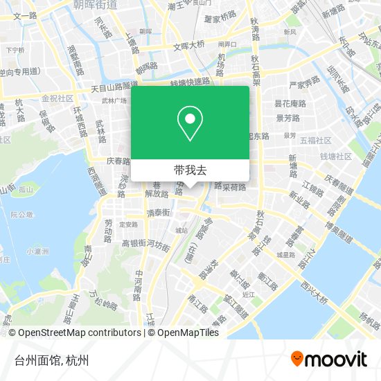 台州面馆地图
