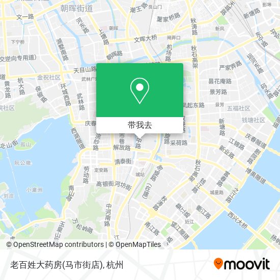 老百姓大药房(马市街店)地图