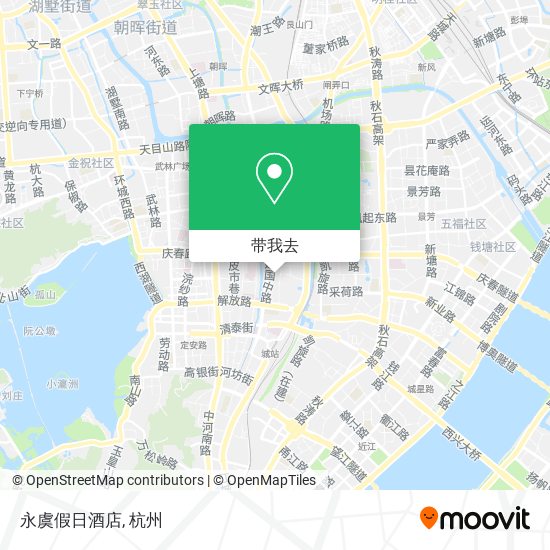永虞假日酒店地图