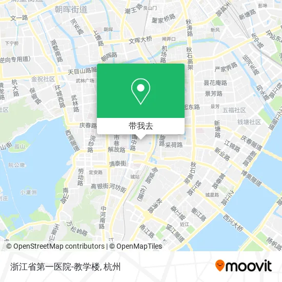 浙江省第一医院-教学楼地图