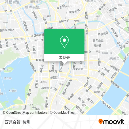 西苑会馆地图