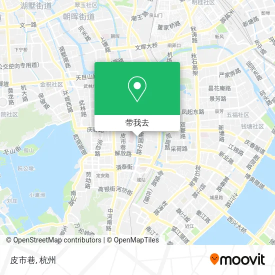 皮市巷地图