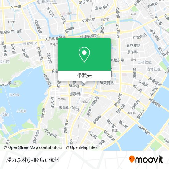 浮力森林(清吟店)地图