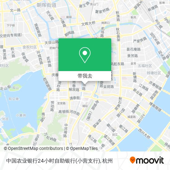 中国农业银行24小时自助银行(小营支行)地图