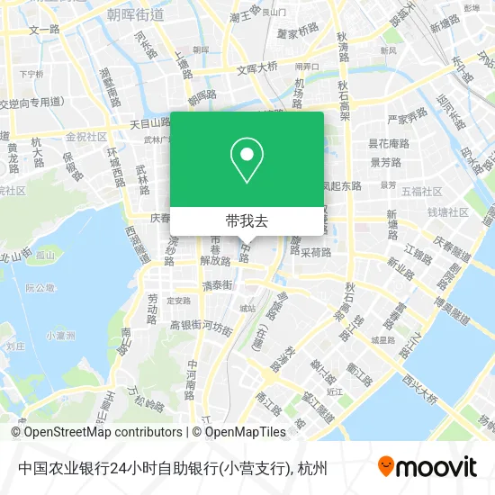 中国农业银行24小时自助银行(小营支行)地图