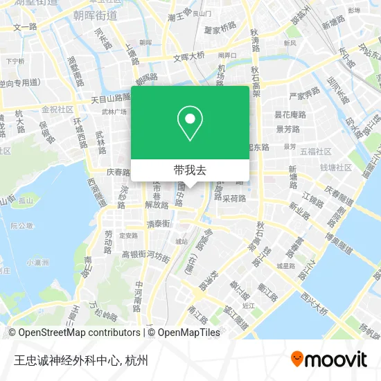 王忠诚神经外科中心地图